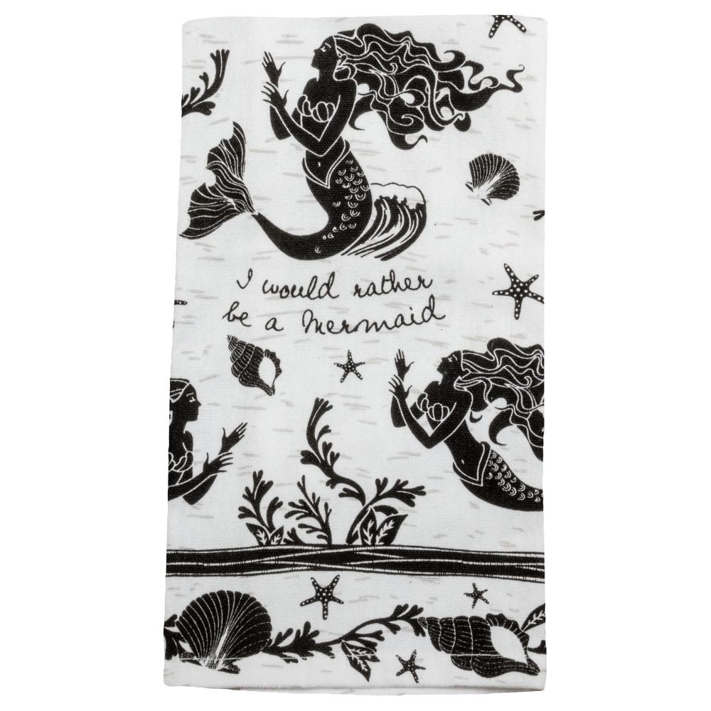 Black & White Boho Tea Towel - Image 8
