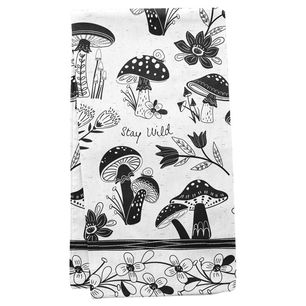 Black & White Boho Tea Towel - Image 12