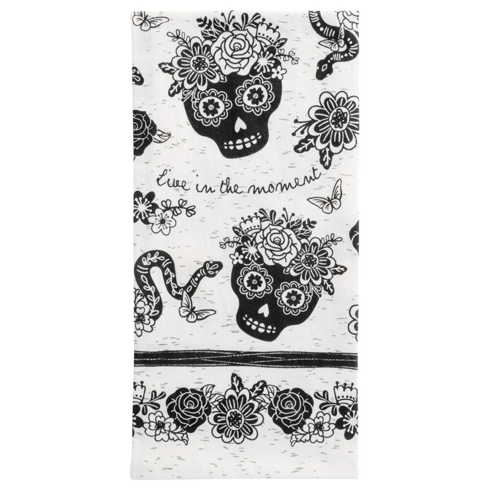 Black & White Boho Tea Towel - Image 16
