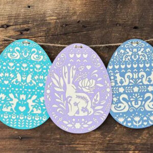 The Easter Egg Garland - Colorful