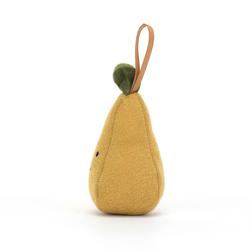 Jellycat Festive Folly Pear Ornament - Image 2