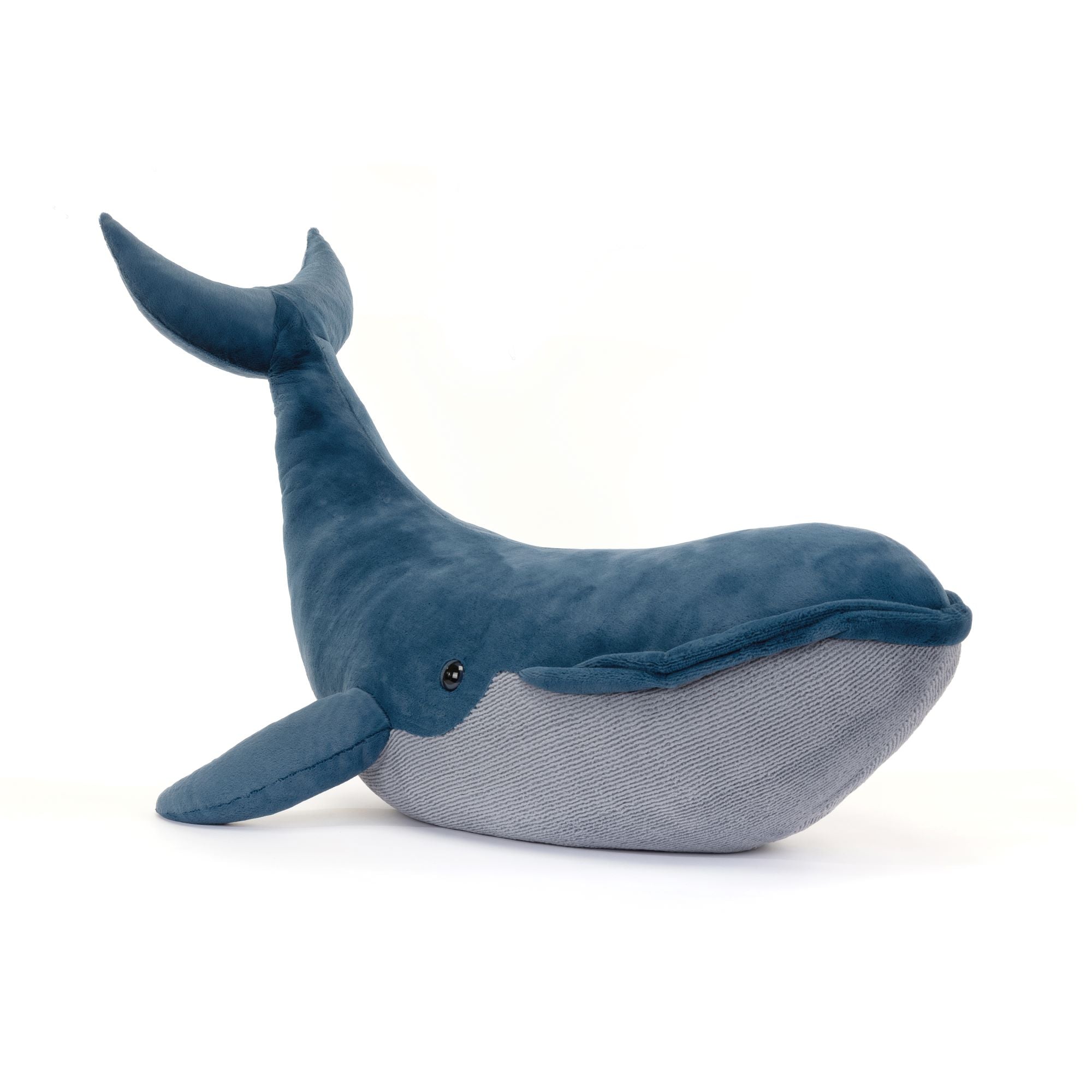RETIRED Jellycat Gilbert the Great Blue Whale Gigantic