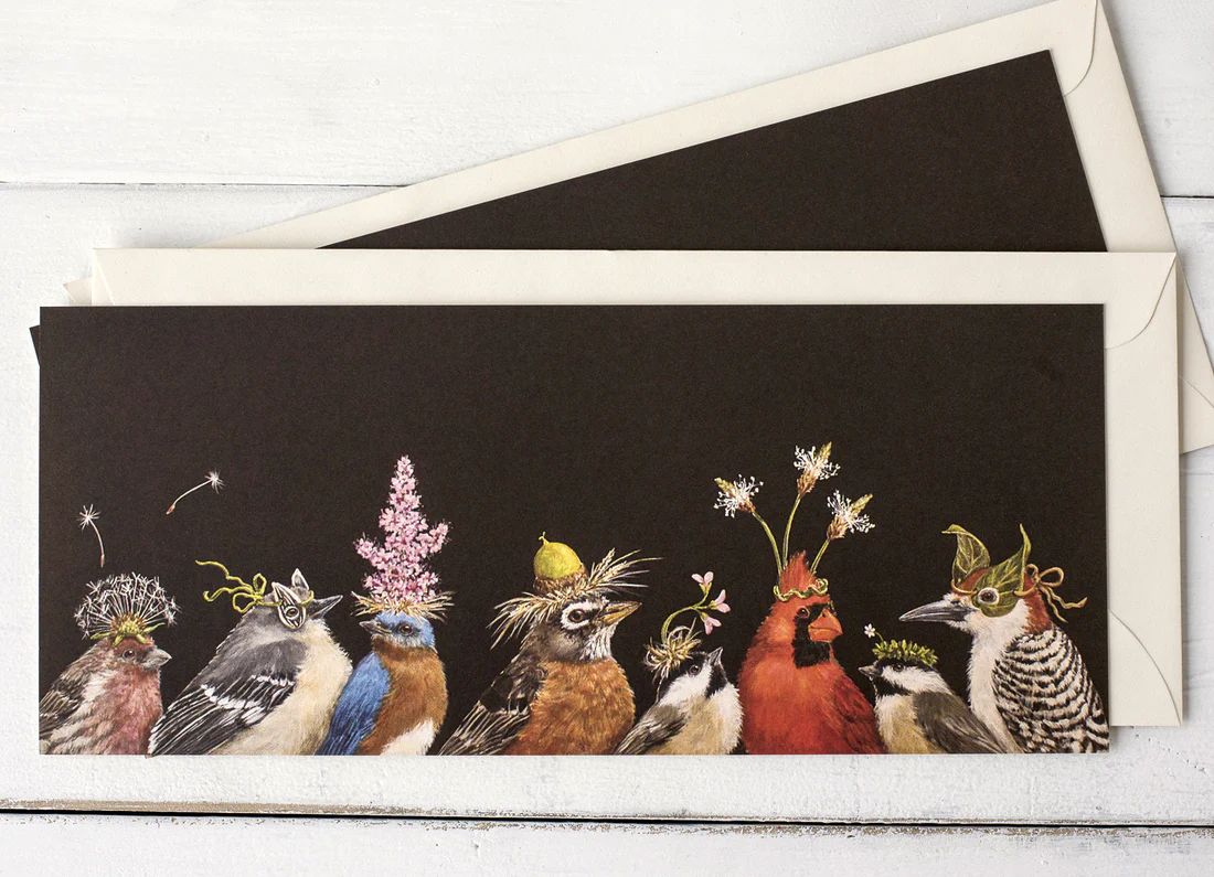 Backyard Party Set of 6 Blank Flat Notes - Image 2
