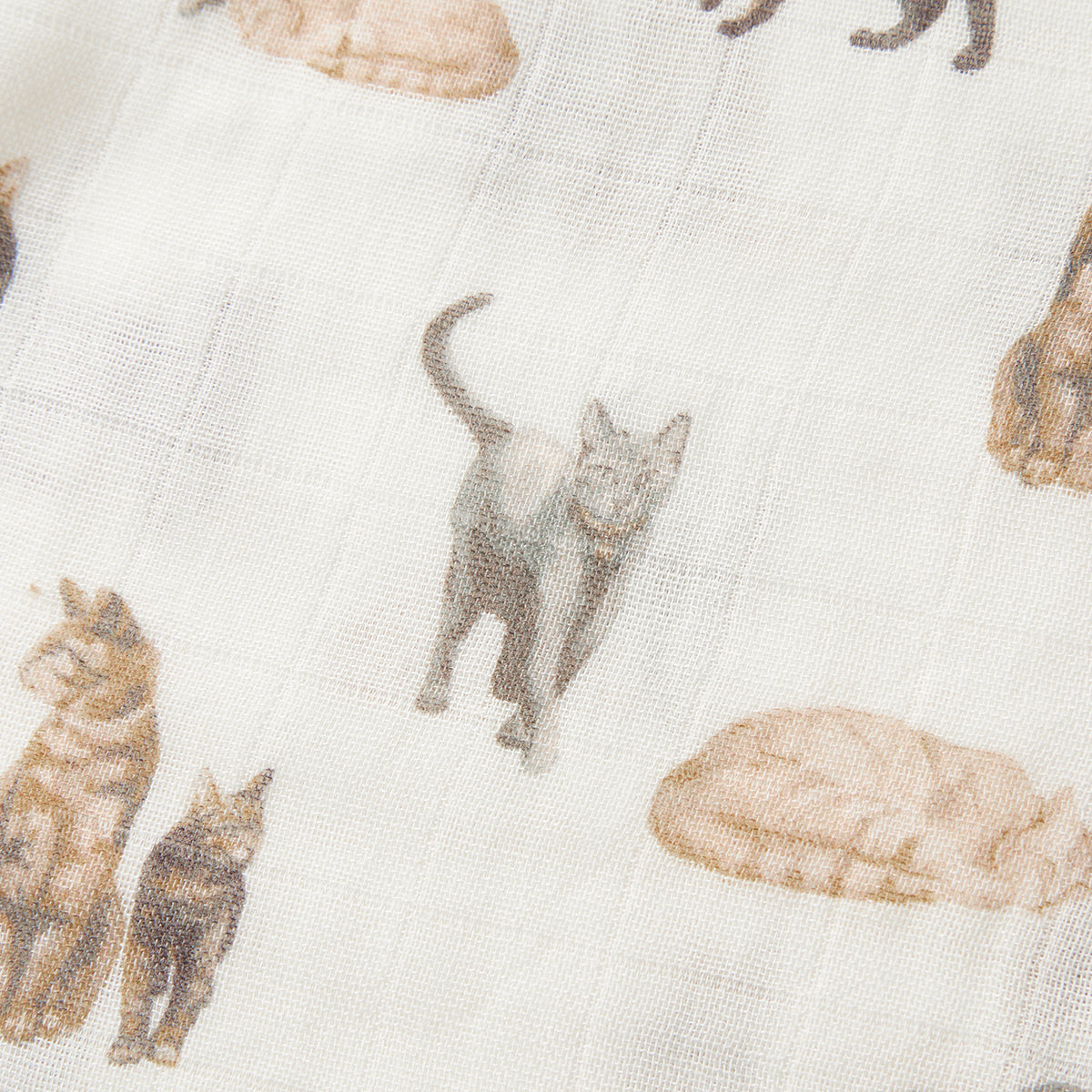 Milkbarn Cat Bamboo Mini Lovey Blanket - Image 2