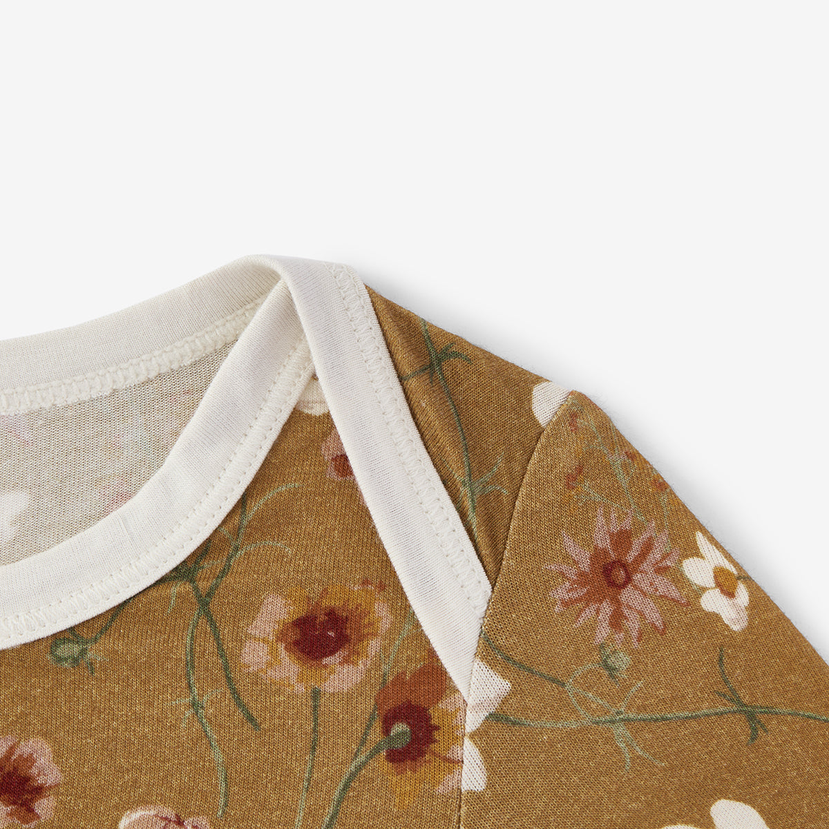 Milkbarn Wildflower Luxe Stretch Long Sleeve One Piece - Image 3