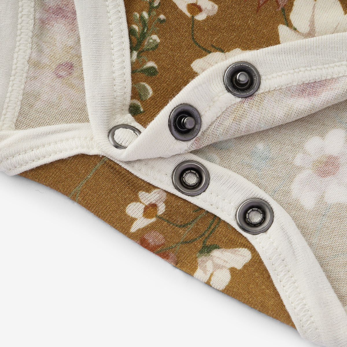 Milkbarn Wildflower Luxe Stretch Long Sleeve One Piece - Image 5