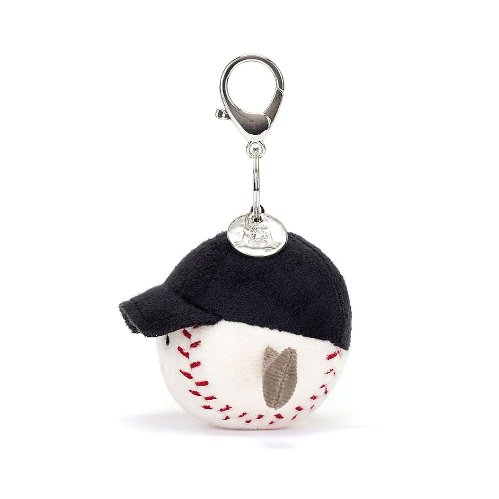Jellycat Amuseable Sports Baseball Bag Charm - Image 3