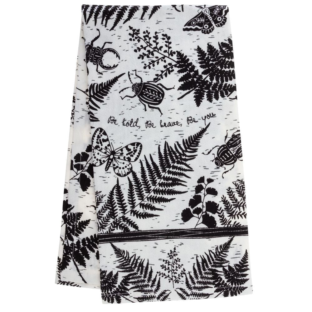 Black & White Boho Tea Towel - Image 15
