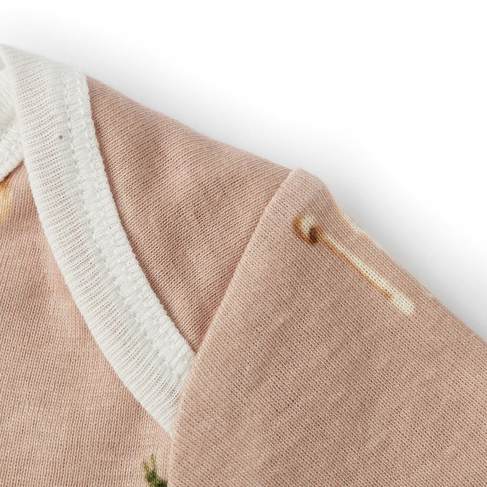 Milkbarn Mushroom Organic Cotton Long Sleeve One Piece - Image 3