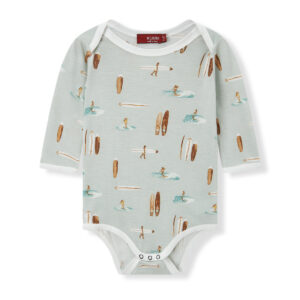 Milkbarn Vintage Surf Bamboo Long Sleeve One Piece