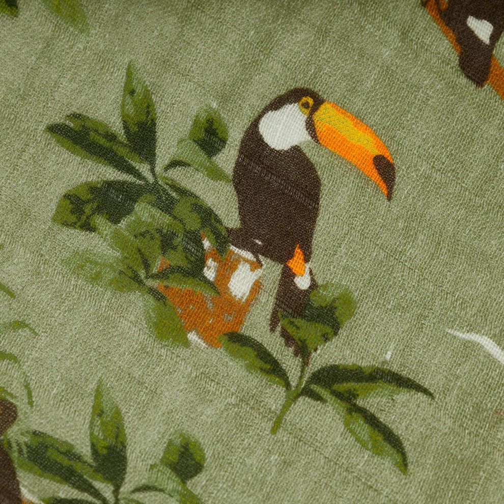 Milkbarn Toucan Organic Cotton Burp Cloth Set - Image 2
