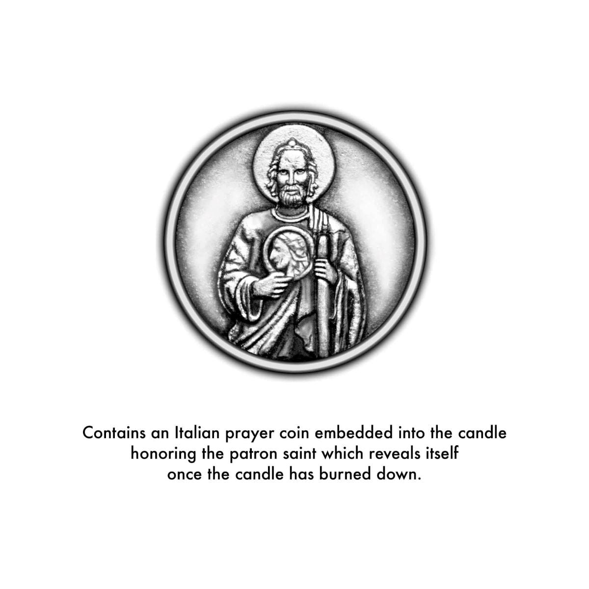 SAINT JUDE: Saint of Impossible Causes Candle - Image 3
