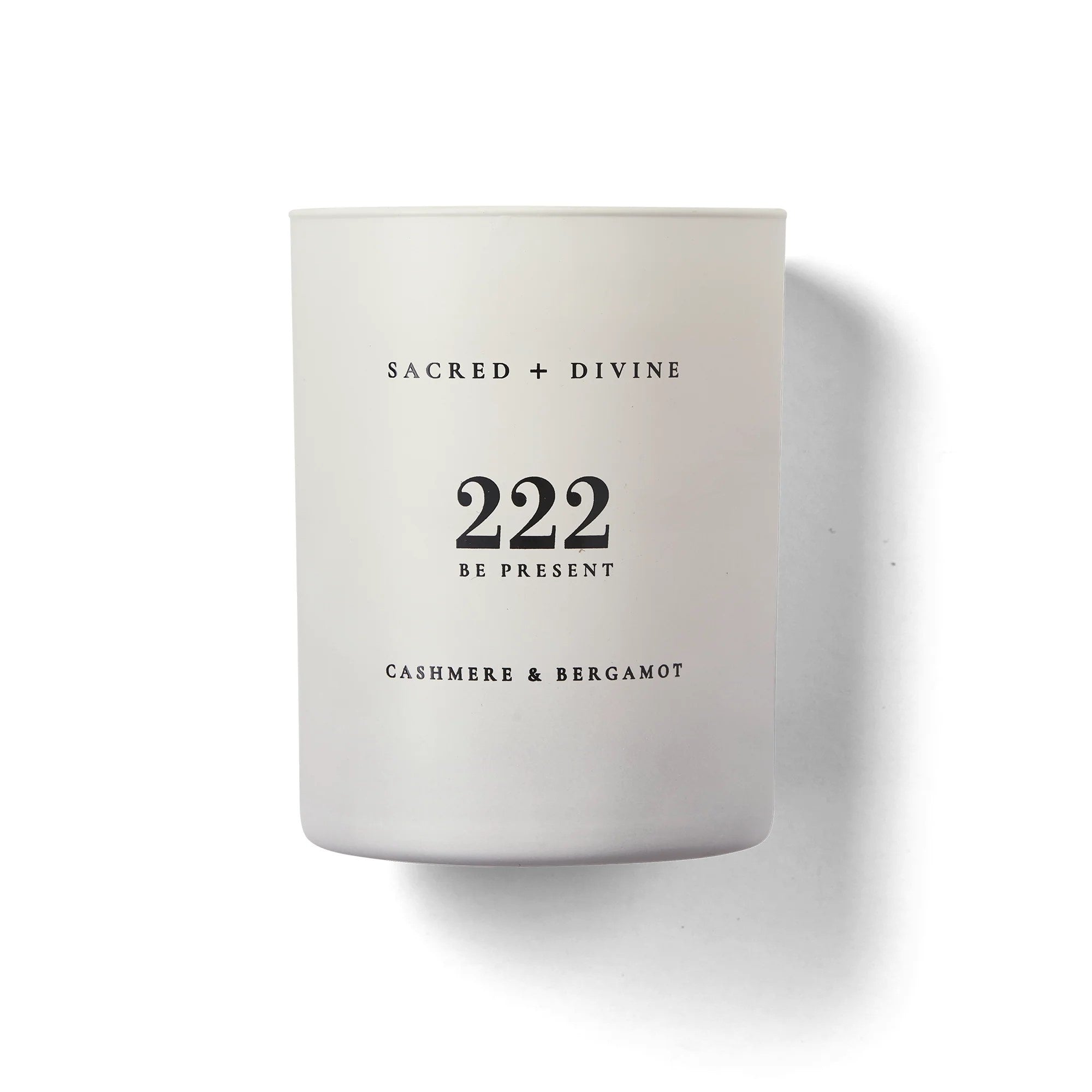 222 Be Present / Cashmere & Bergamot Candle