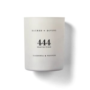 444 Protection / Gardenia & Vetiver Candle