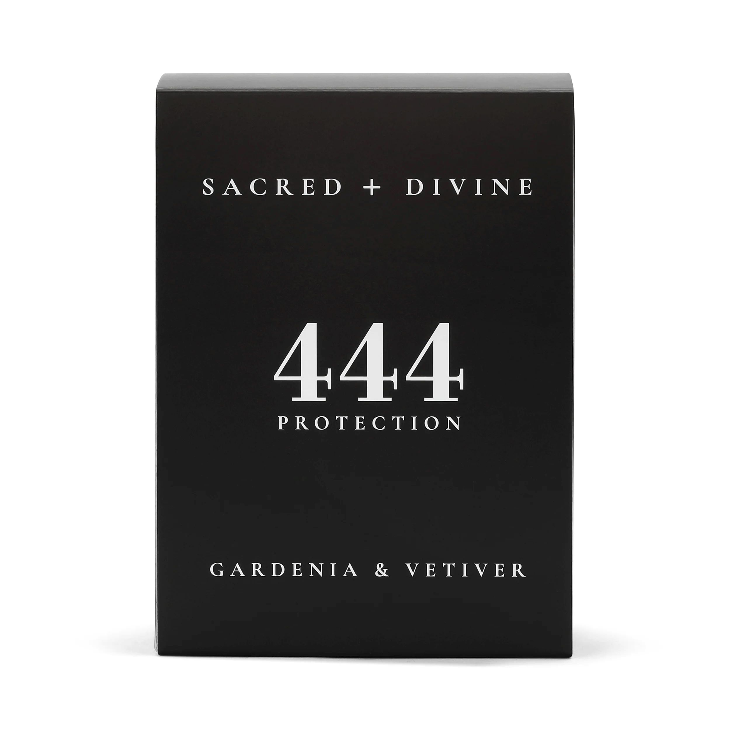 444 Protection / Gardenia & Vetiver Candle - Image 3
