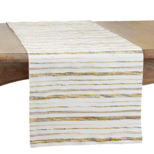 Laurentia Multi-color Striped Table Runner