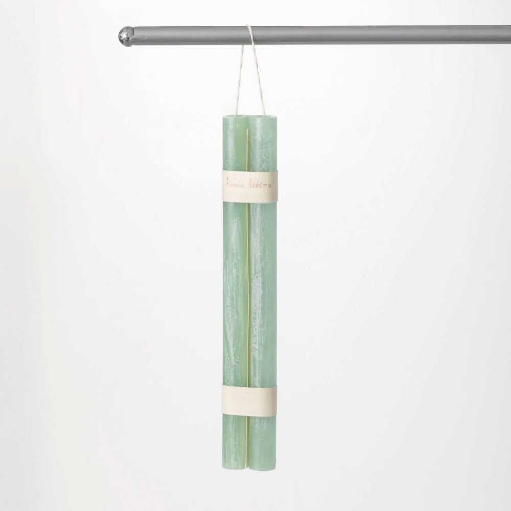 Hanging Timber Taper Candle Pair - Image 3