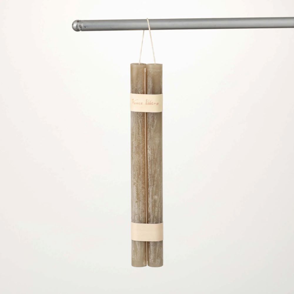 Hanging Timber Taper Candle Pair - Image 5