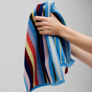 Typical Stretch Hand Towel 2 Pack - Two-Tone Multicolor Stripe