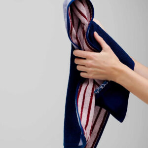 Typical Stretch Towel Two-Tone Hand Towel 2 Pack - Lilac/Studio Navy