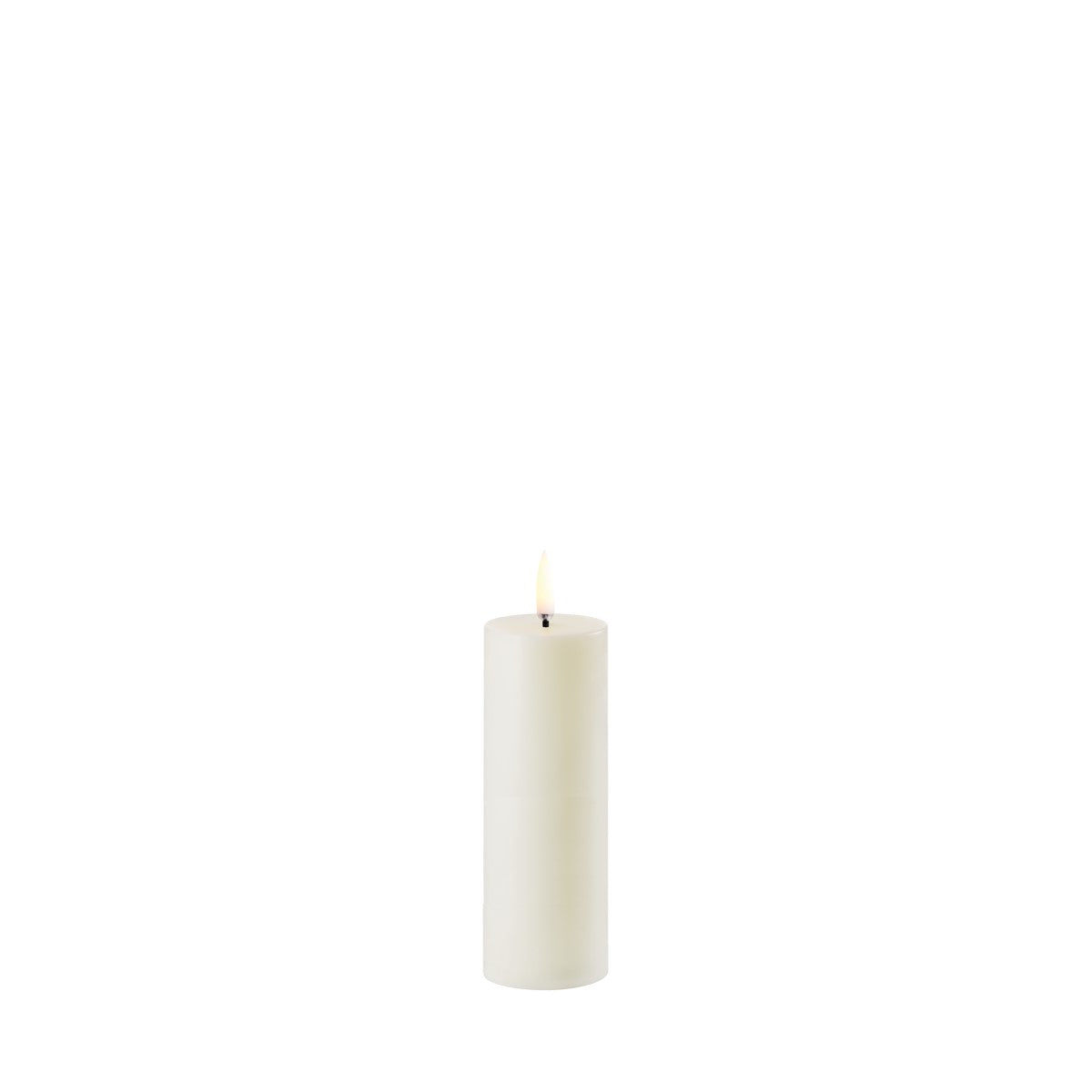 Uyuni LED Ivory Mini Pillar Candle - Image 3