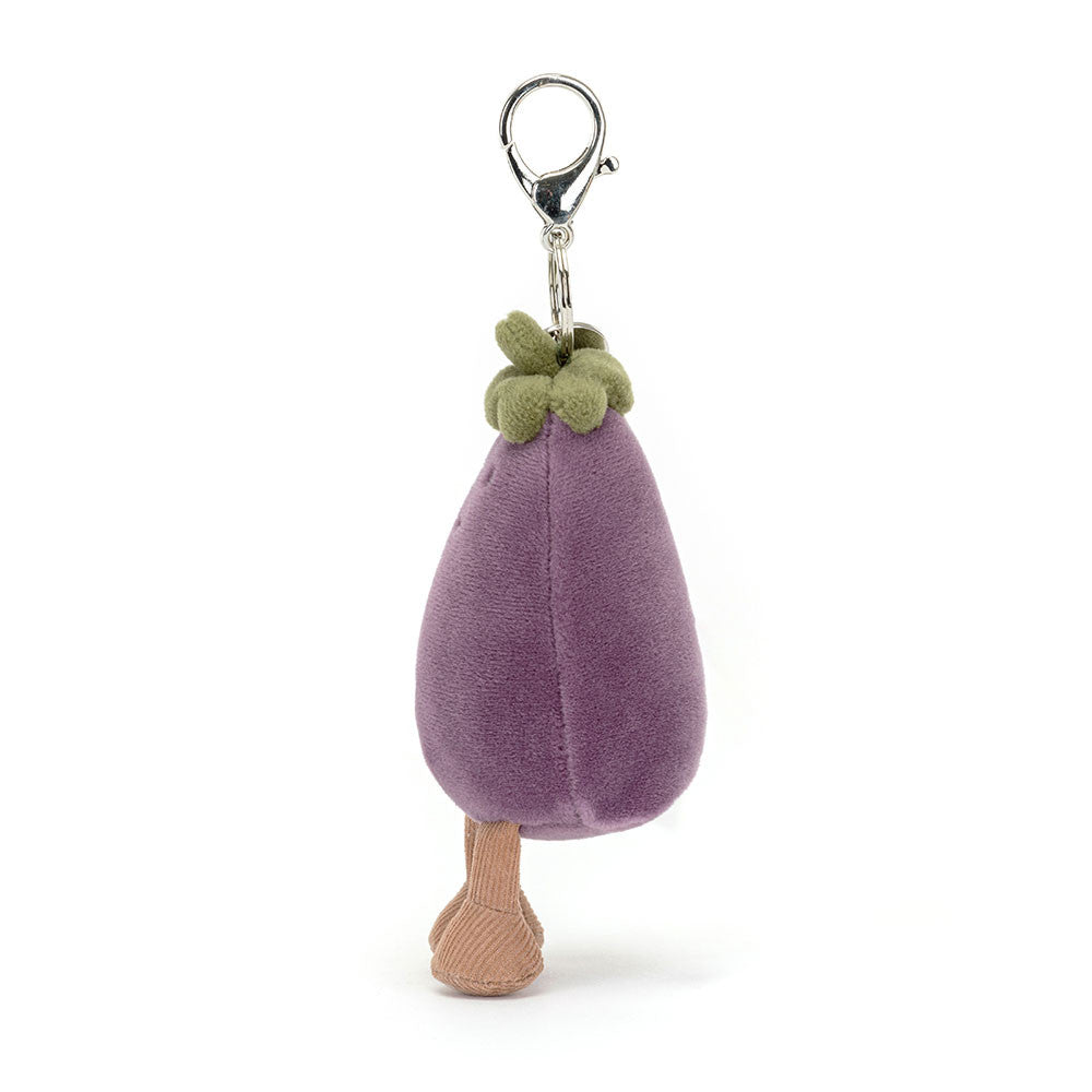 Jellycat Vivacious Eggplant Bag Charm - Image 2