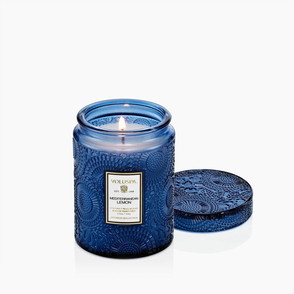 Voluspa Mediterranean Lemon Small Jar Candle
