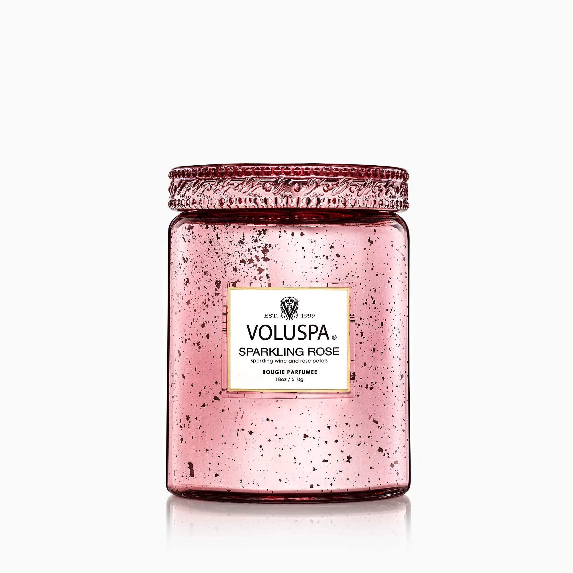 Voluspa Sparkling Rose Large Jar Candle - Image 2