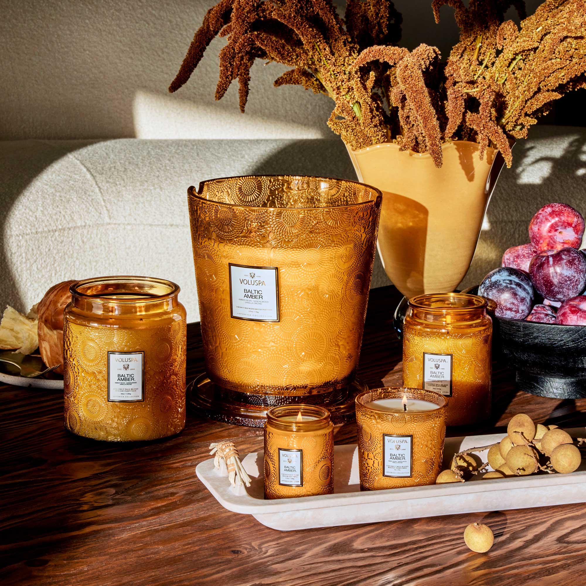 Voluspa Baltic Amber Large Jar Candle - Image 3