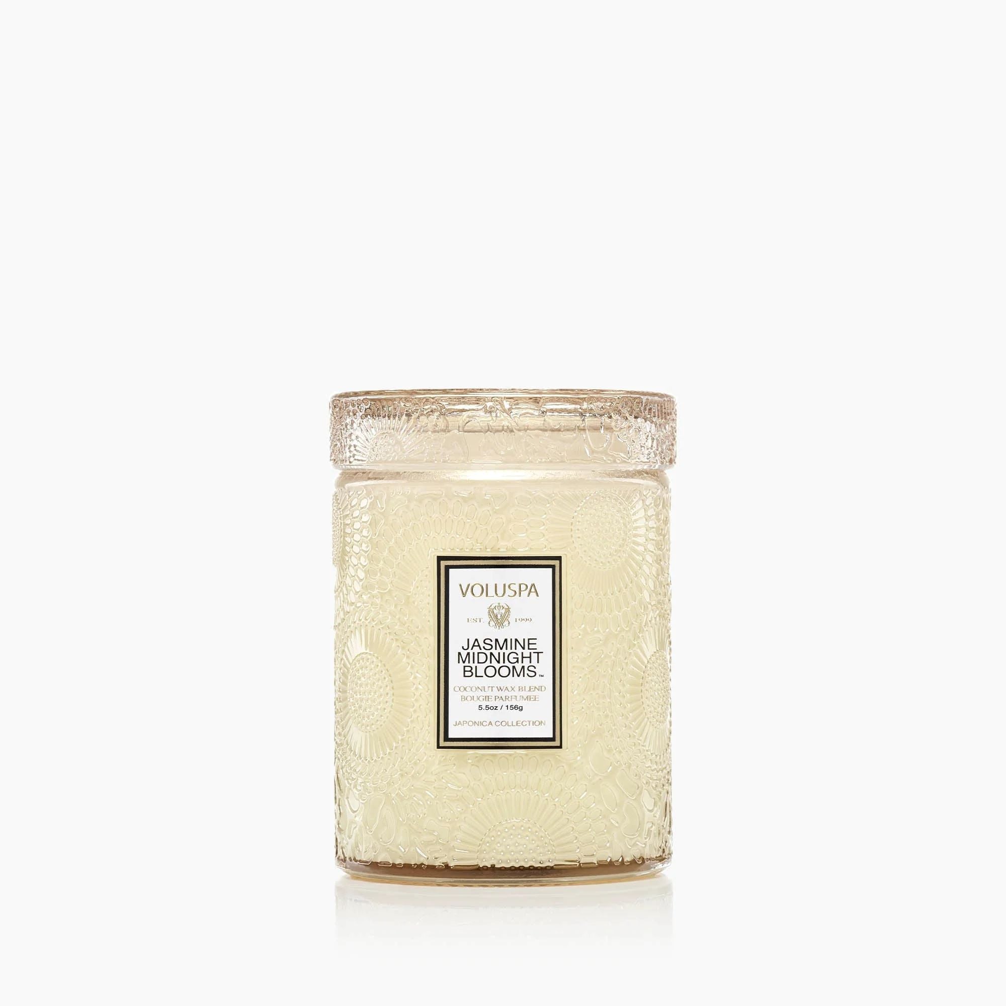 Voluspa Jasmine Midnight Blooms Small Jar Candle - Image 2