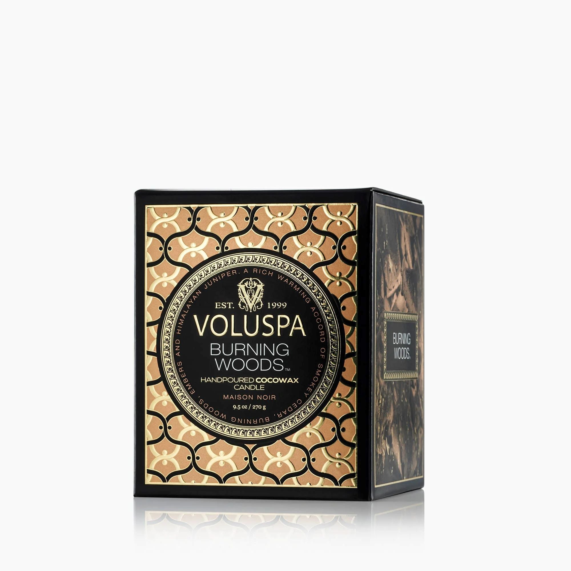 Voluspa Burning Woods Classic Candle - Image 2