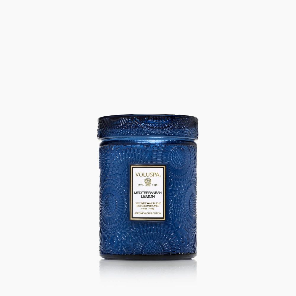 Voluspa Mediterranean Lemon Small Jar Candle - Image 2