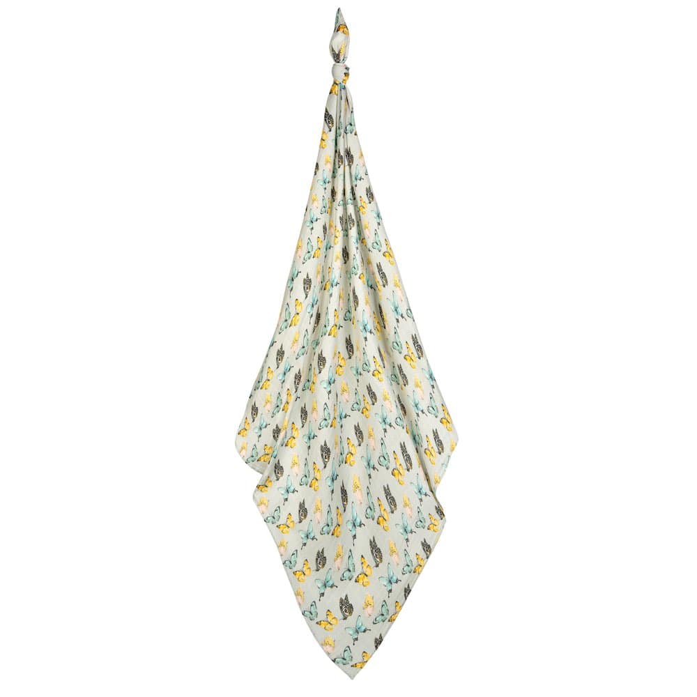 Milkbarn Butterfly Bamboo Muslin Swaddle Blanket