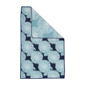 Chrysanthemum Flower Eco Kitchen Tea Towel