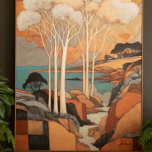 Framed Landscape Painting