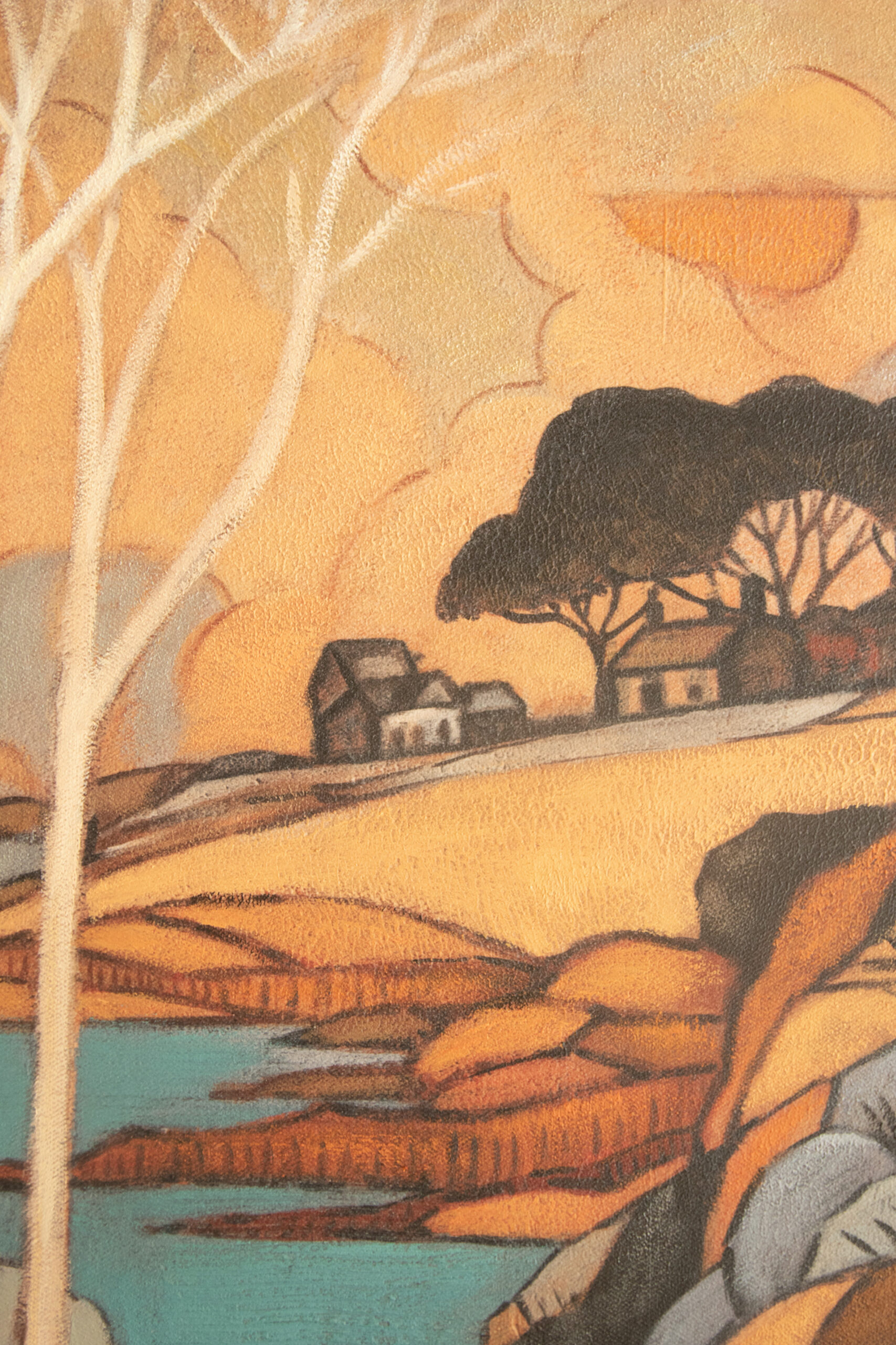 Framed Landscape Painting - Image 3