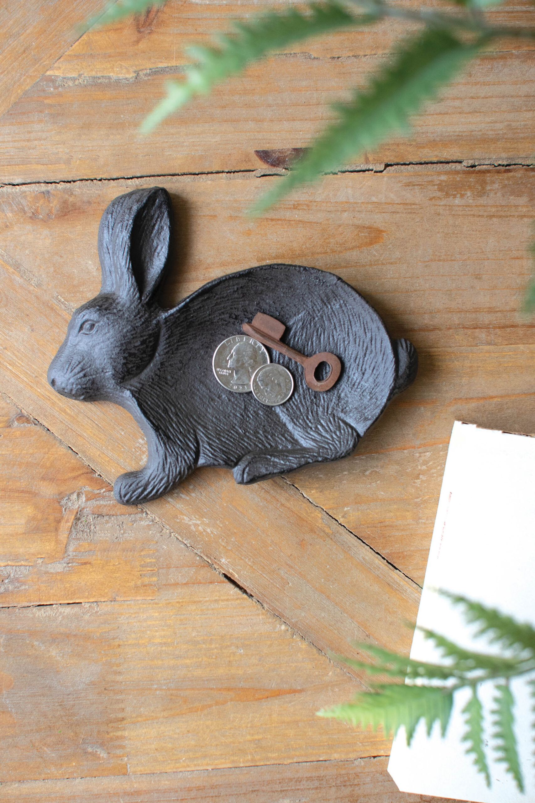 Cast Iron Easter Rabbit Trinket Tray - Image 3