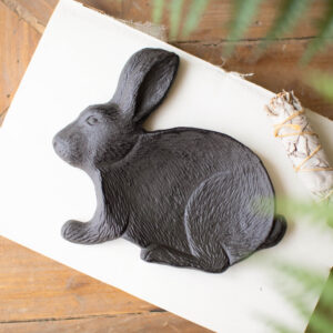 Cast Iron Easter Rabbit Trinket Tray