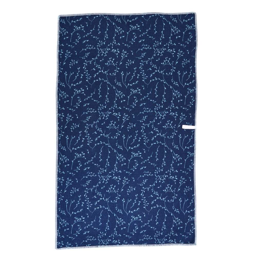 Chrysanthemum Bird Eco Kitchen Tea Towel - Image 2