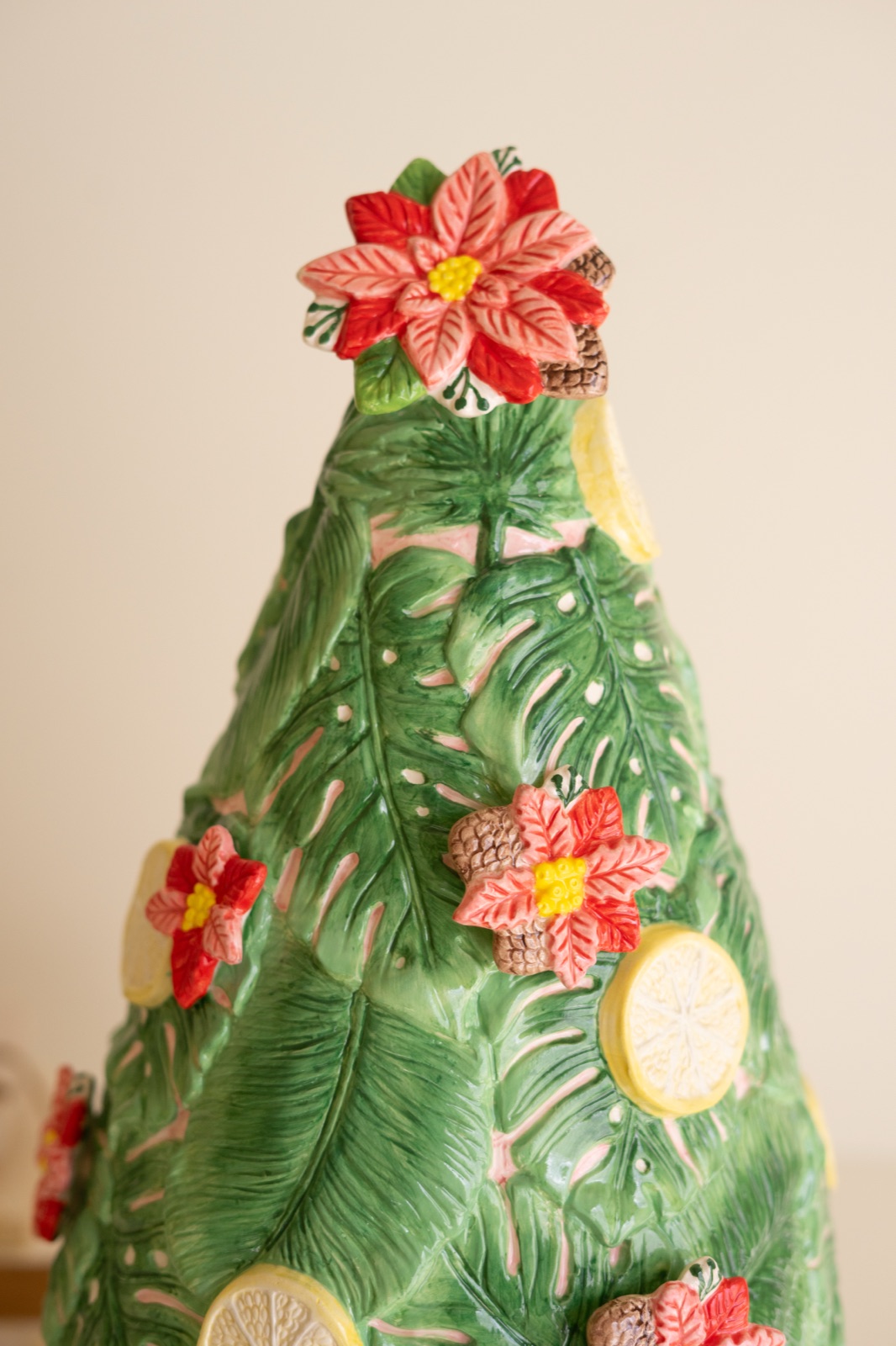 Ceramic Christmas Tree with Lemons