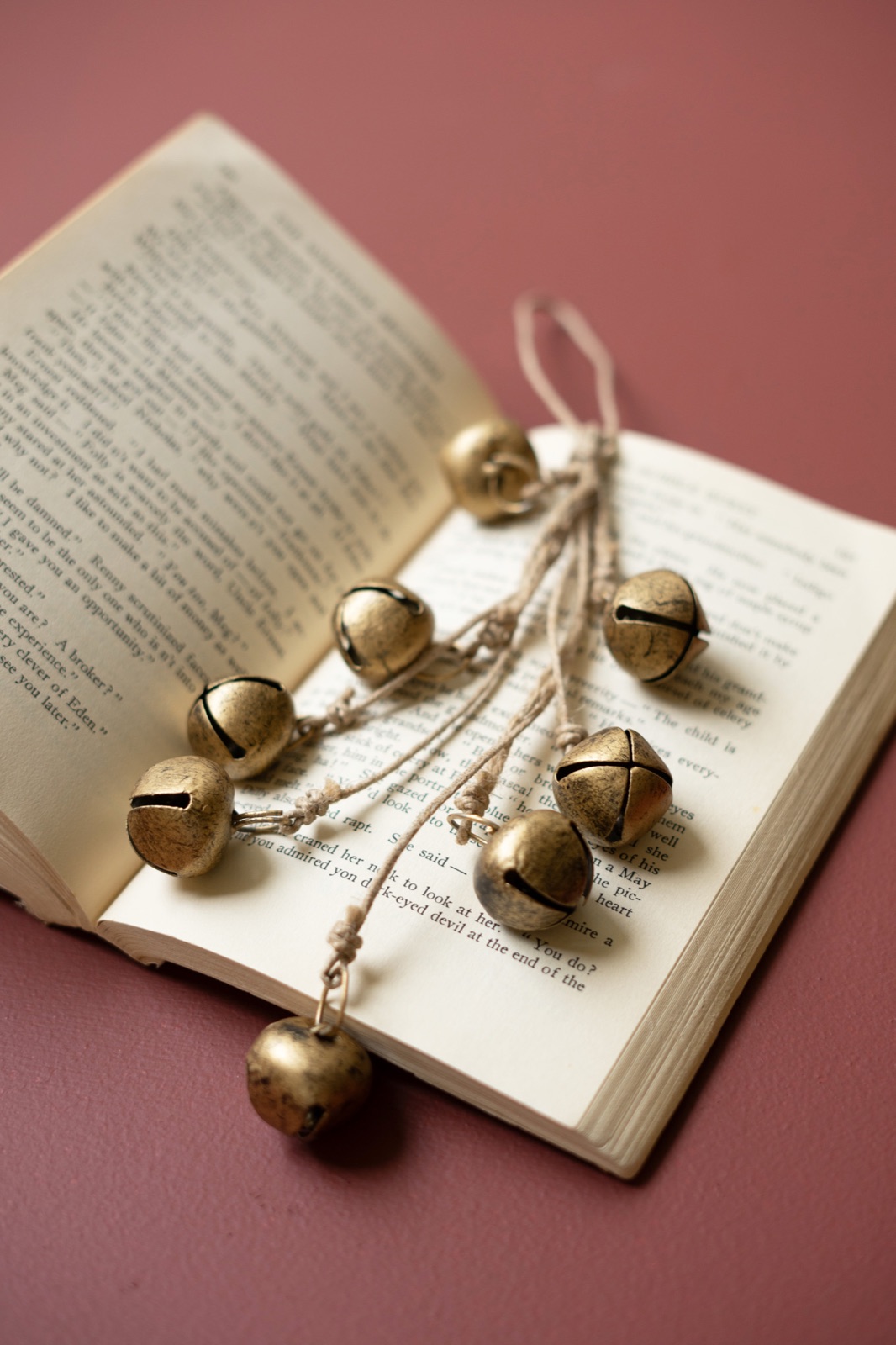 Jingle Bell Bunch on a Jute Rope (min 6)