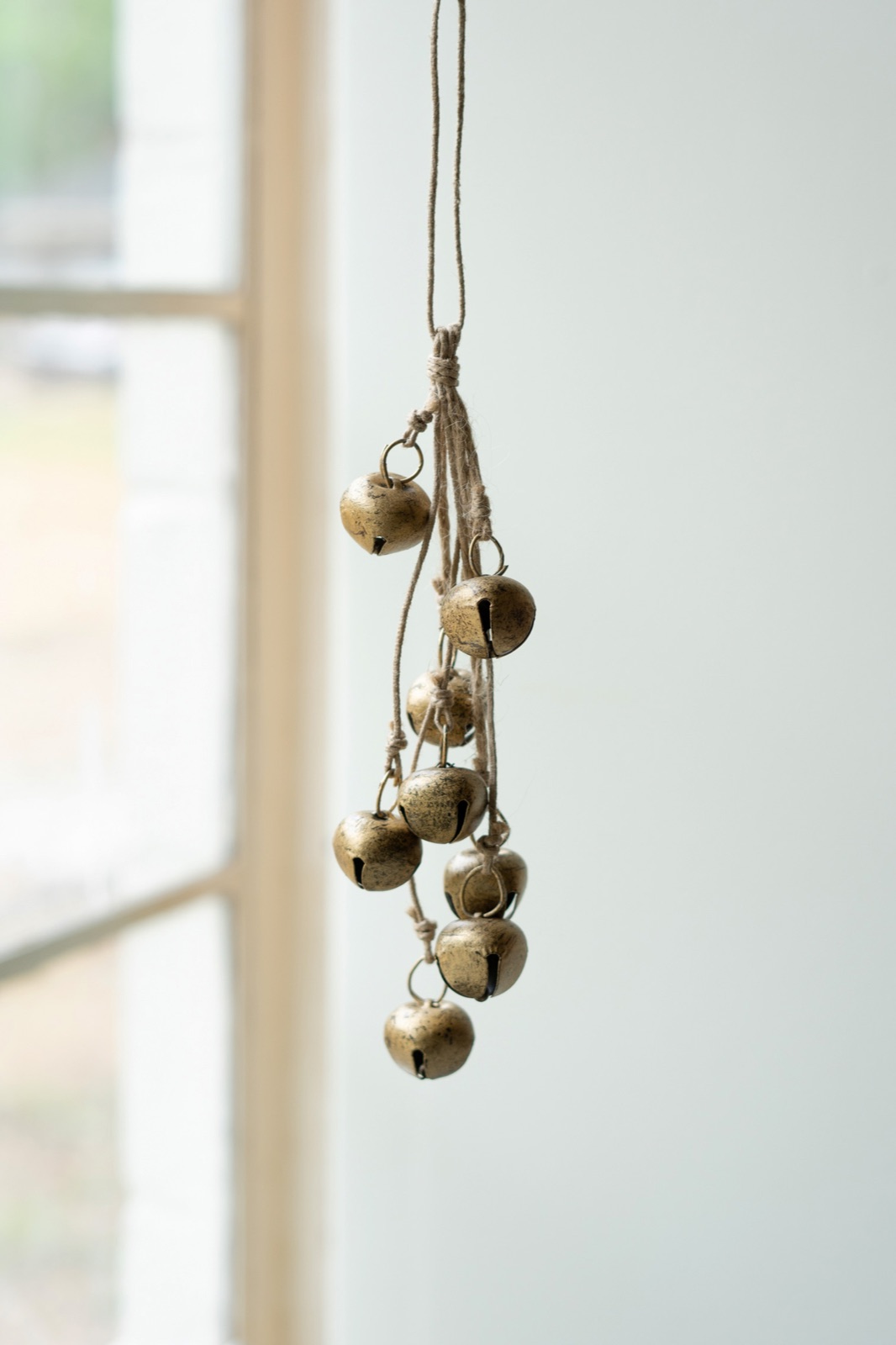 Jingle Bell Bunch on a Jute Rope (min 6)