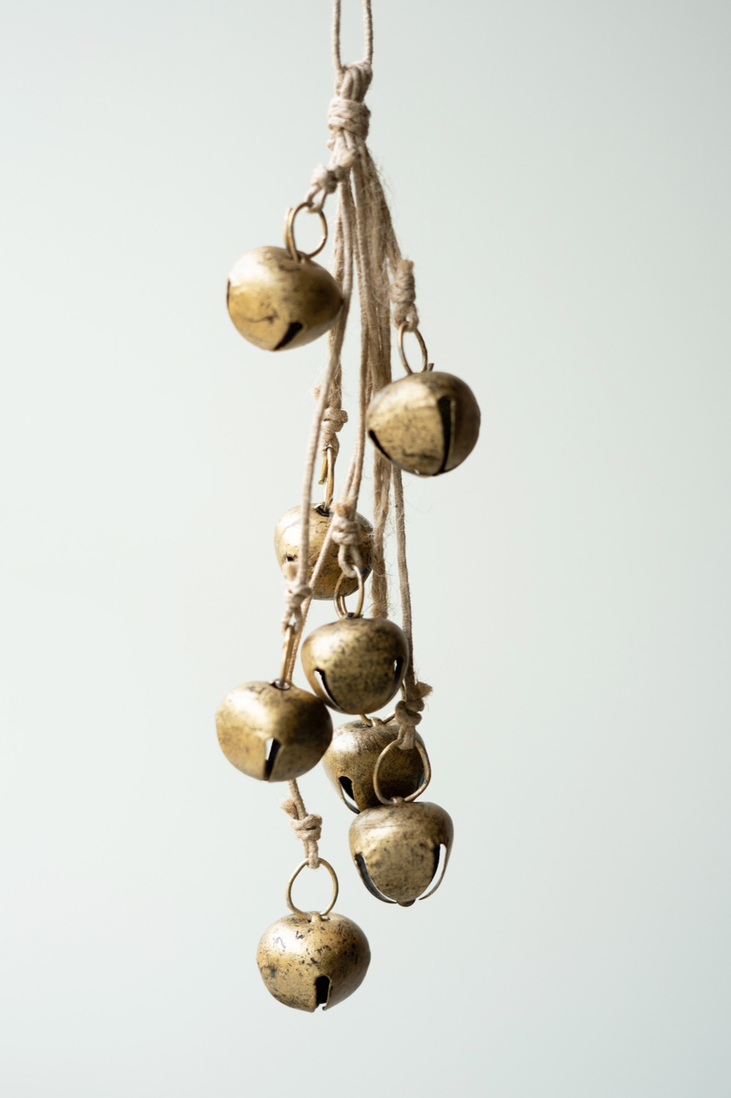 Jingle Bell Bunch on a Jute Rope (min 6)