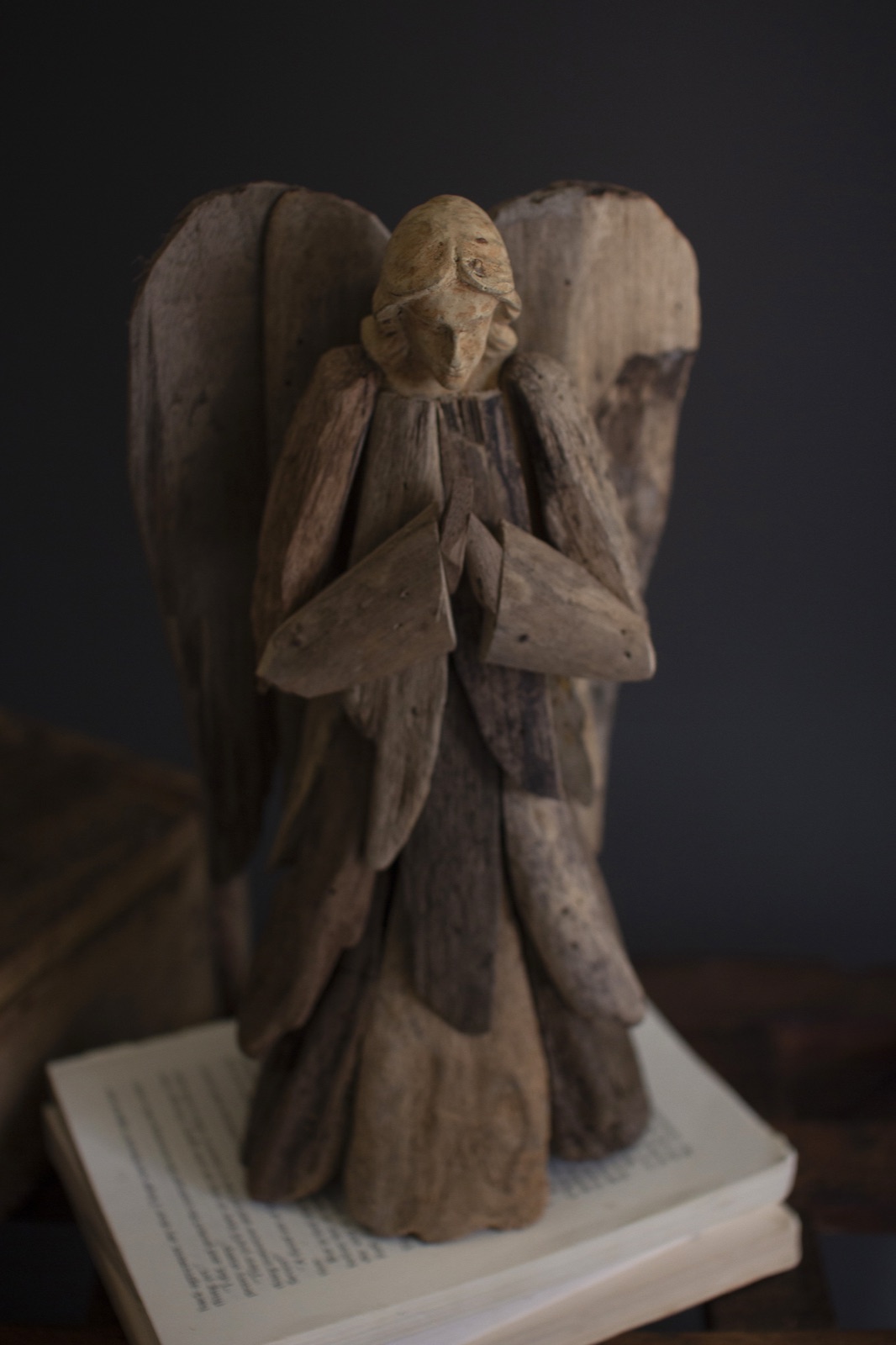 Set of Two Driftwood Angels