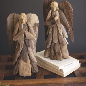 Set of Two Driftwood Angels