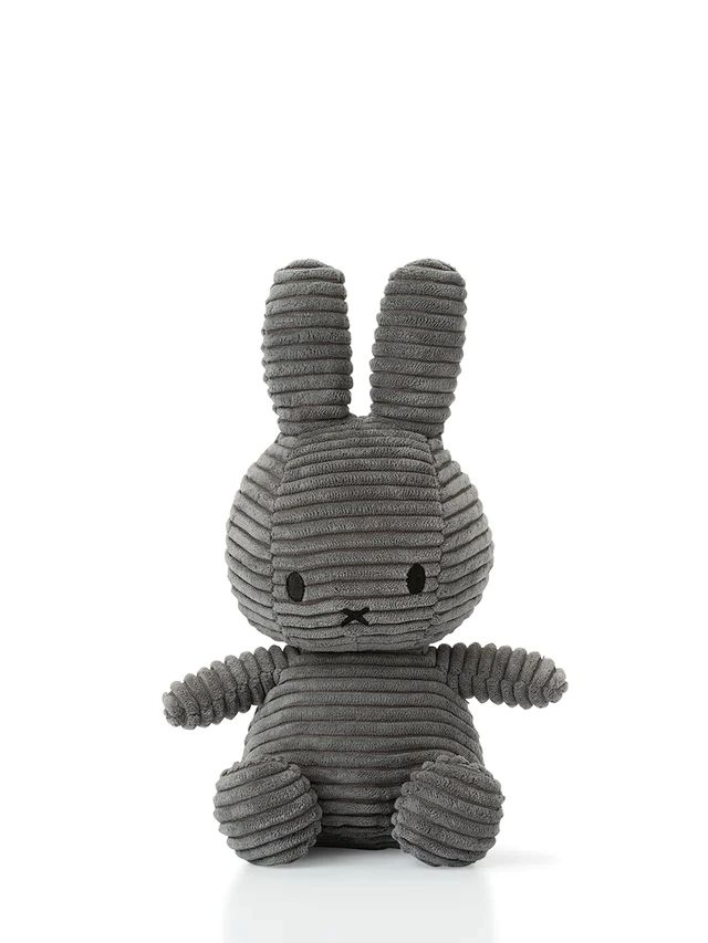 Grey Miffy ECO Corduroy 9in.