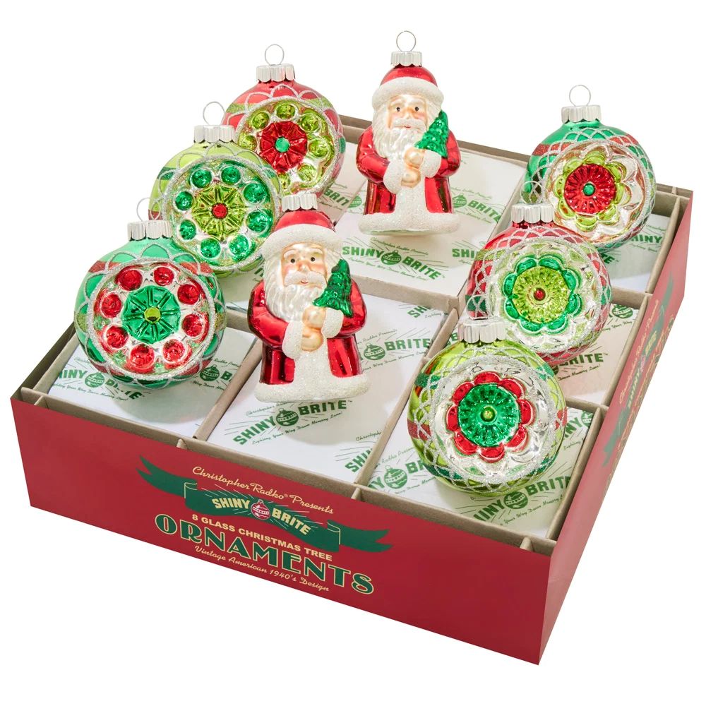 Holiday Splendor Figures and Reflector Rounds, 8 Count