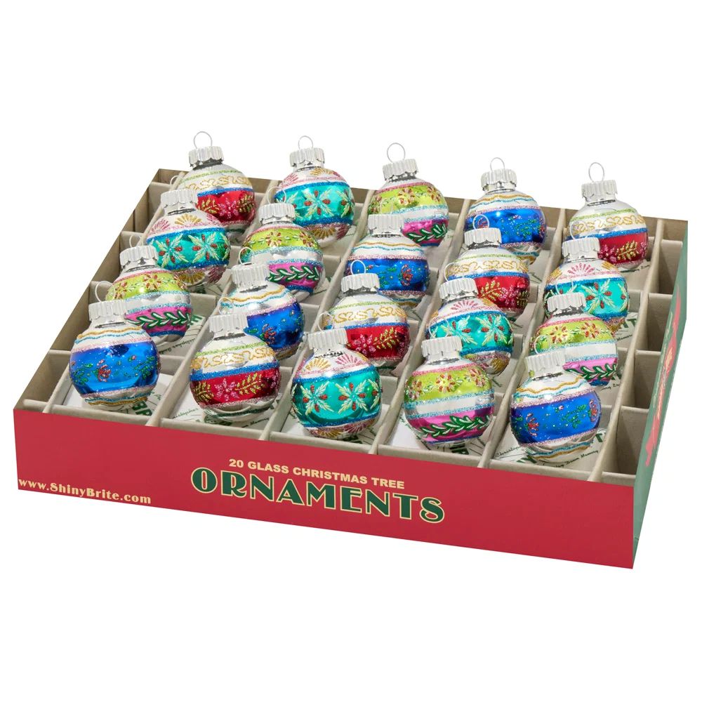 Christmas Confetti 1.25in. Decorative Rounds, 20 Count