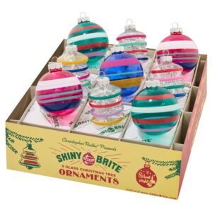 Vivid Vintage 2.5in. Decorated Rounds & Lanterns, 9 Count