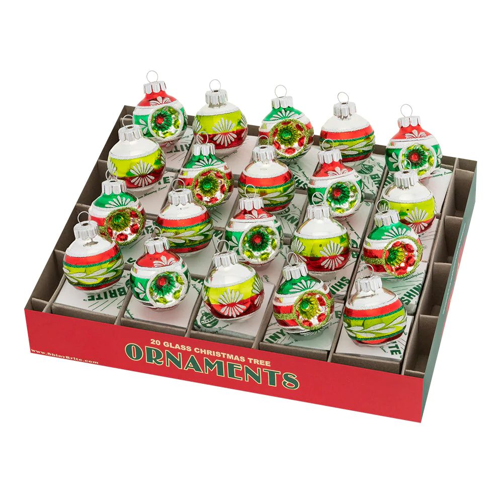Holiday Splendor Half Reflector Half Rounds, 20 Count
